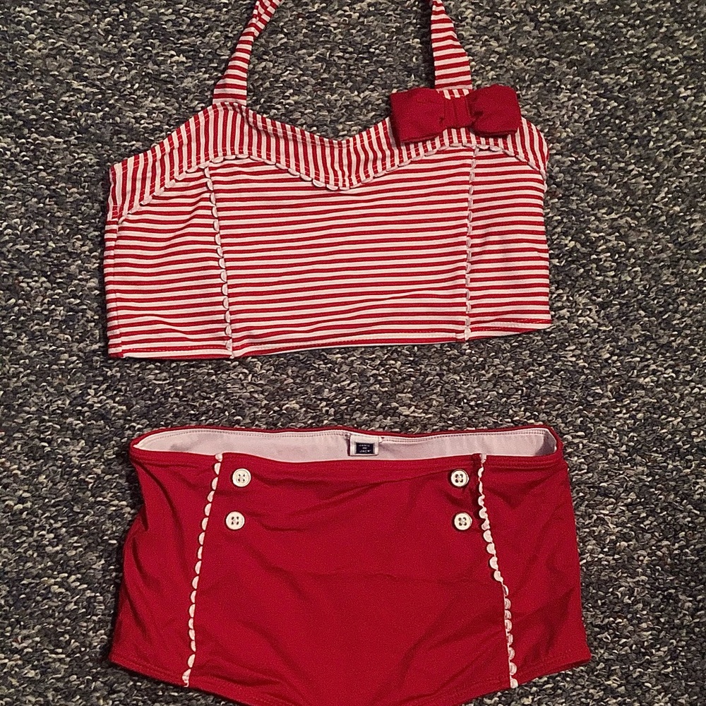 Janie and Jack Retro Swimsuit